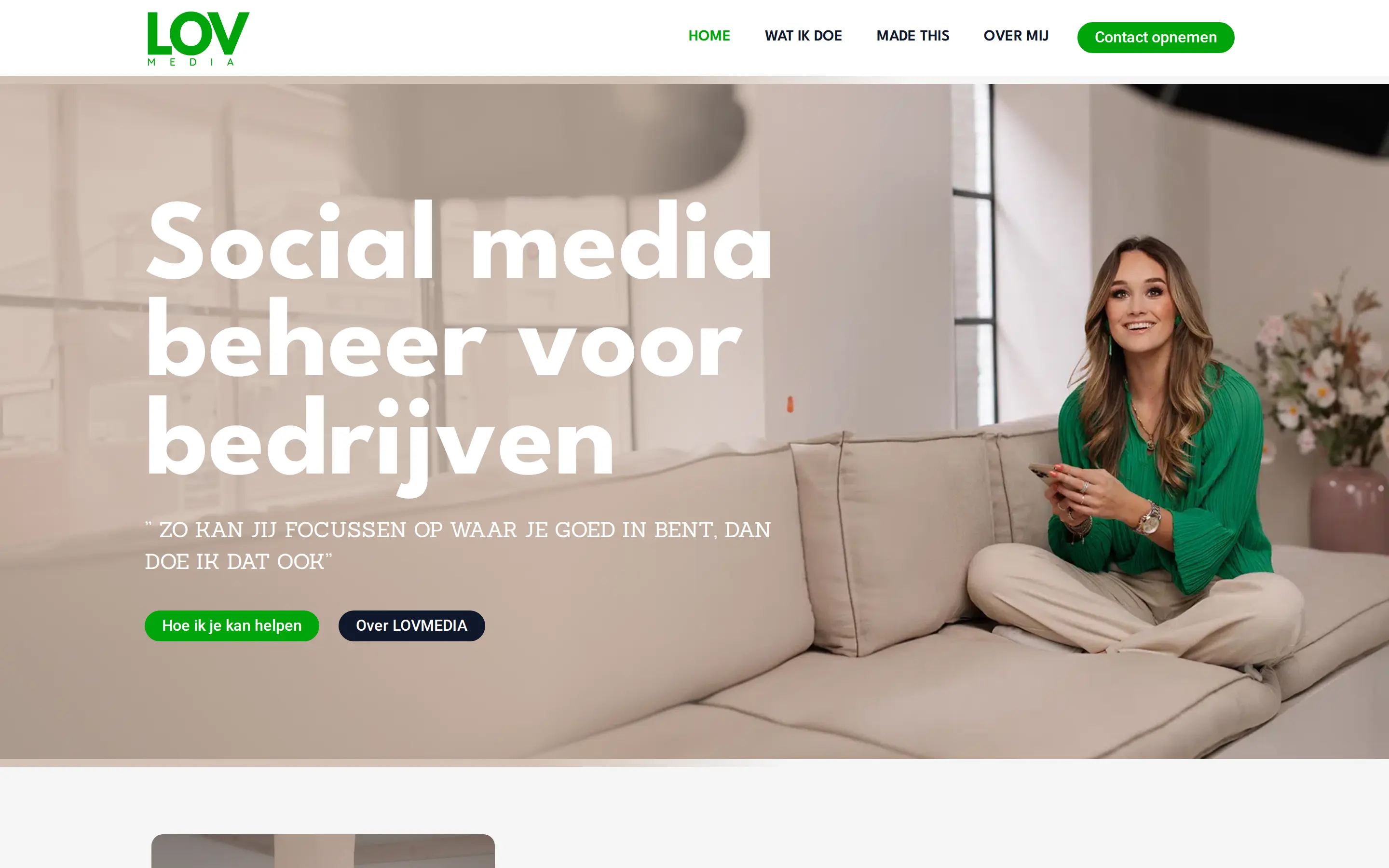"Made this": het werk zelf