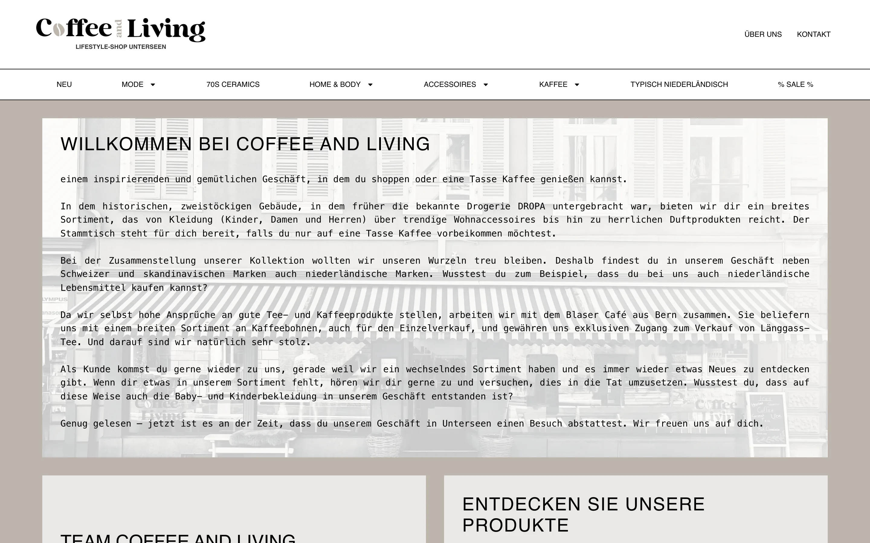 Coffee and Living