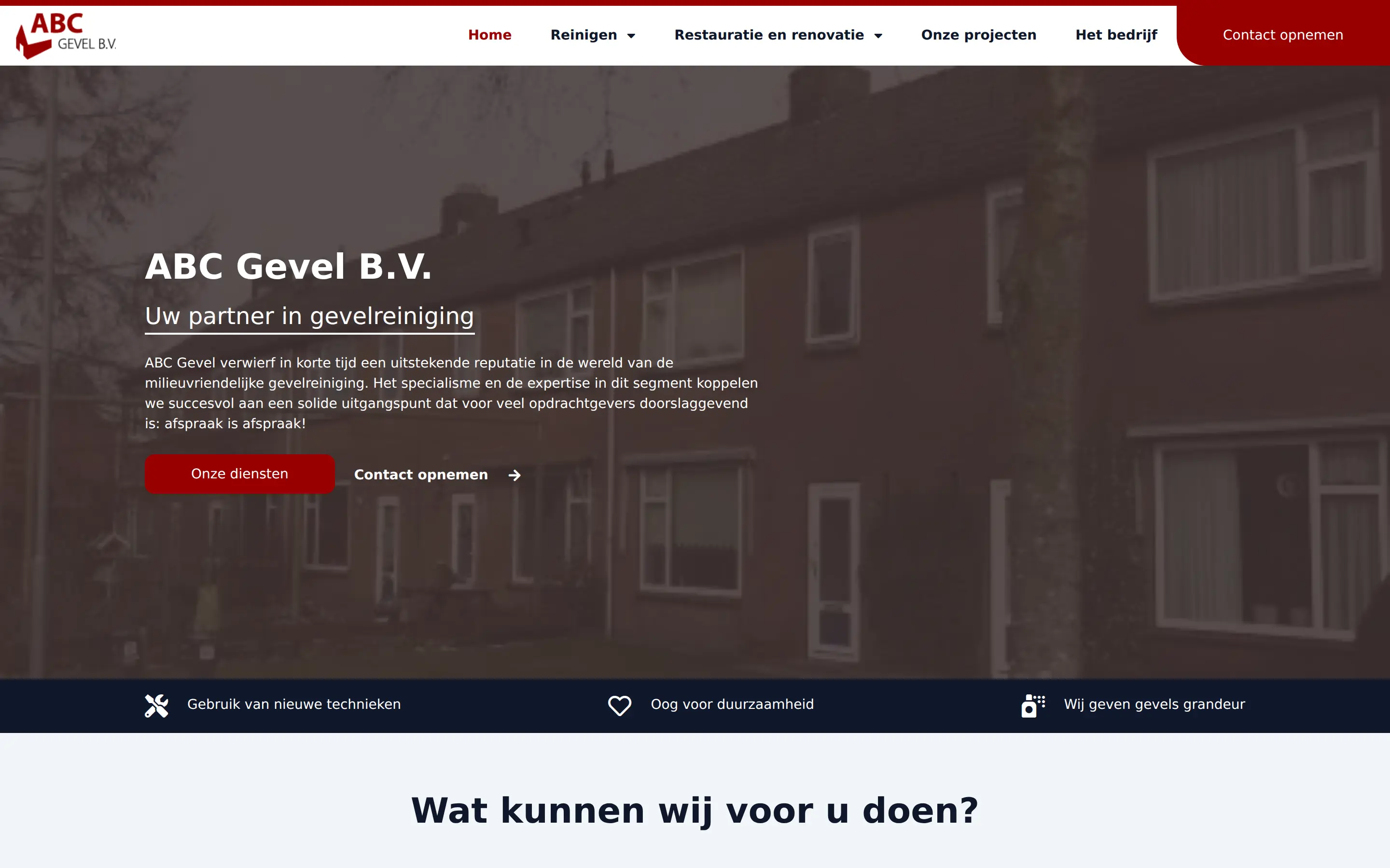 Reinigen, restaureren en renoveren